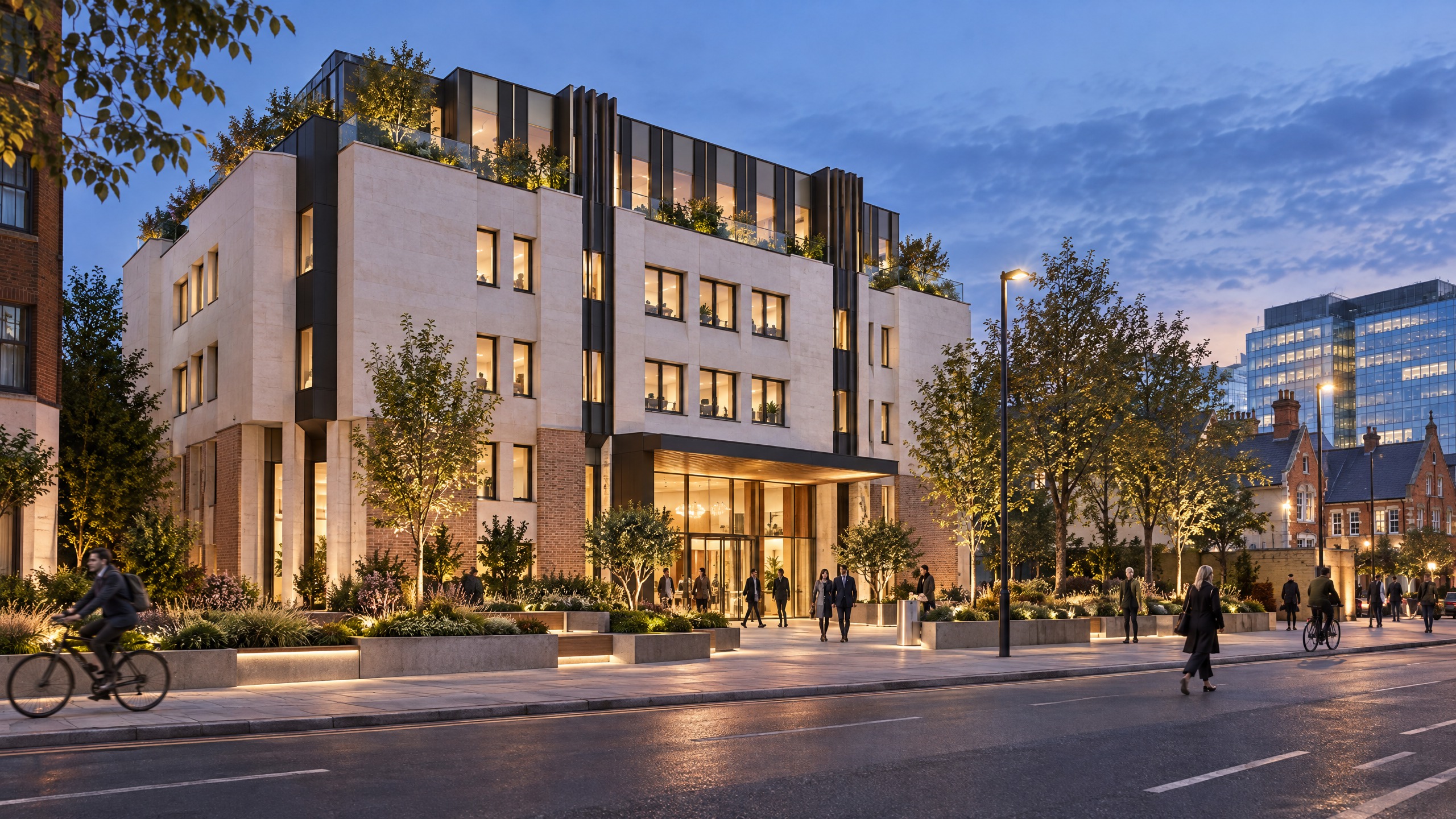Proposed Griffin House adaptive reuse in London