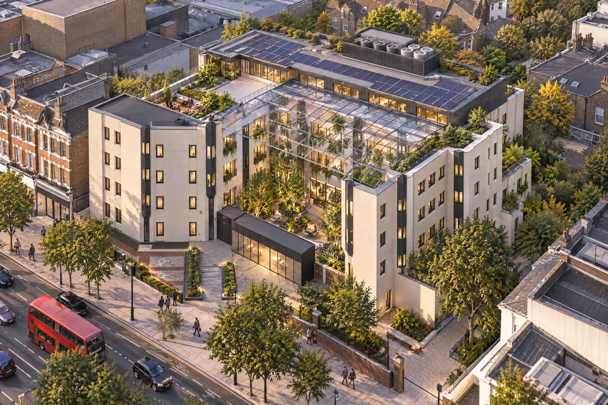 Proposed Griffin House courtyard and rooftop design